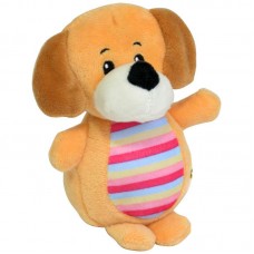 10118 - PELUCIA CACHORRINHO ARCO IRIS 19CM