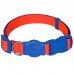 COLEIRA NEW AZUL/CORAL P 31-43X1,5 CM