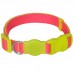 COLEIRA NEW PINK/AMARELO P 31-43X1,5 CM