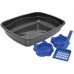 KITCAT BANDEJA PRETA, 2 COMED E 1 PA  AZ