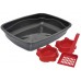 KITCAT BANDEJA PRETA, 2 COMED E 1 PA  VM